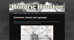 Desktop Screenshot of historichouston1836.com